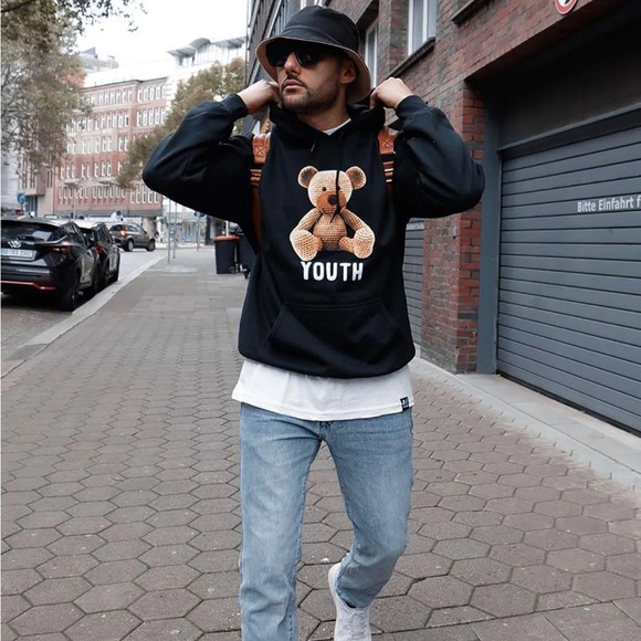 Fashion Nova Teddy Hoodie - Picture 1 of 4